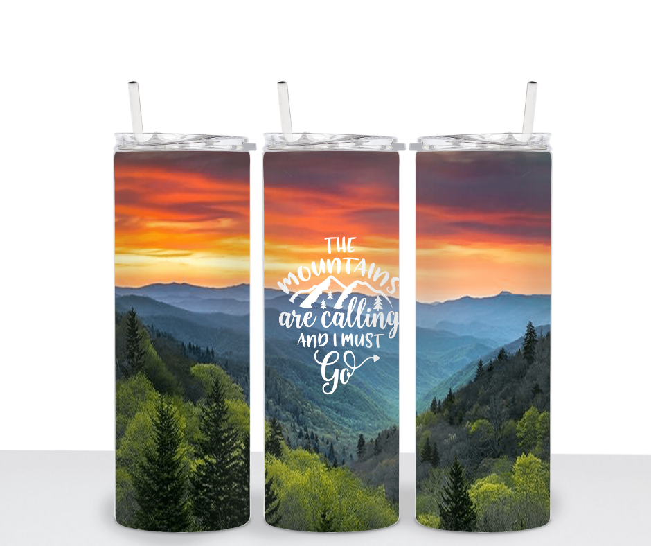 I must Go Tumbler Sublimation Transfer